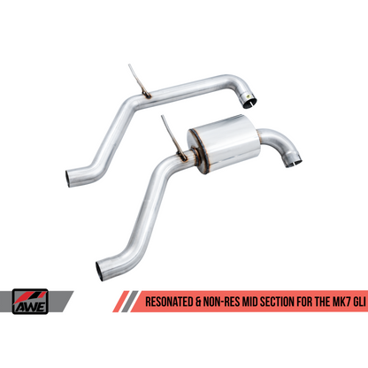 AWE Tuning 18-21 Volkswagen Jetta GLI Mk7 Non-Resonated Exhaust Conversion Kit