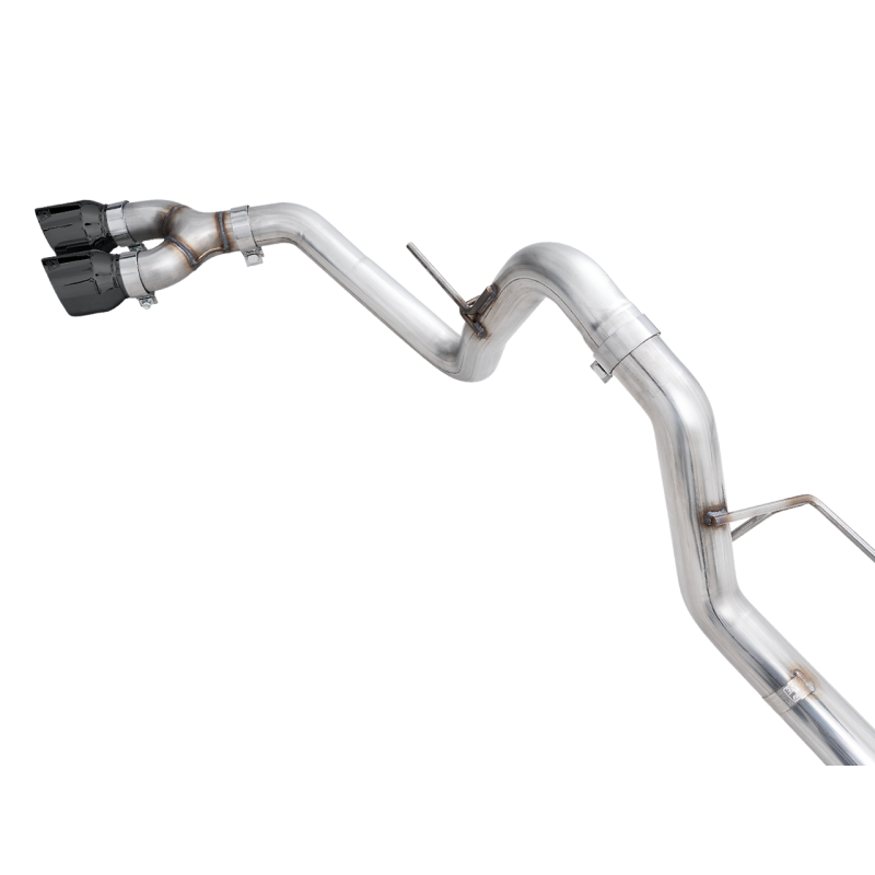 AWE 0FG 21+ Ford F150 Dual Side Exit Cat-Back Exhaust - 4.5in Diamond Black Tips