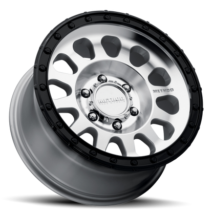 Method MR315 17x8.5 0mm Offset 8x170 130.81mm CB Machined Wheel - Gloss Black Lip