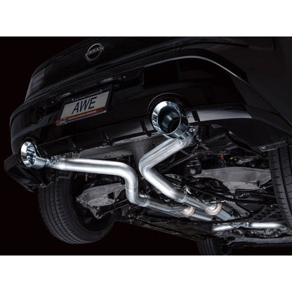 AWE Tuning Track Edition Catback Exhaust System w/Chrome Silver Tips for 2023+ Nissan Z