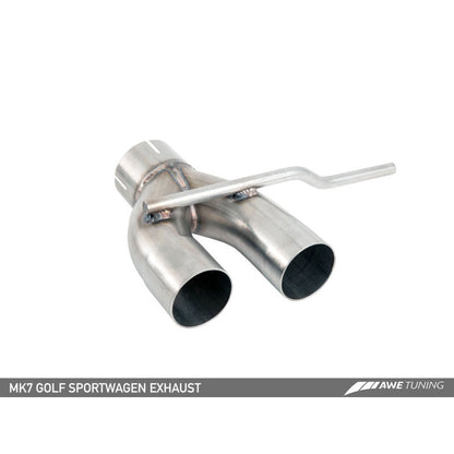AWE Tuning VW MK7 Golf SportWagen Touring Edition Exhaust w/Diamond Black Tips (90mm)