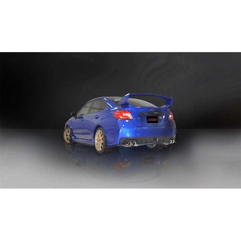 Corsa 2015 Subaru WRX Cat Back Exhaust, Polished Quad 3.5in Tips *Sport*