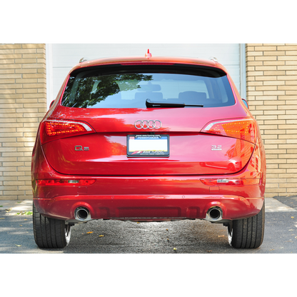 AWE Tuning Audi 8R Q5 3.2L Non-Resonated Exhaust System (Downpipe-Back) - Polished Silver Tips