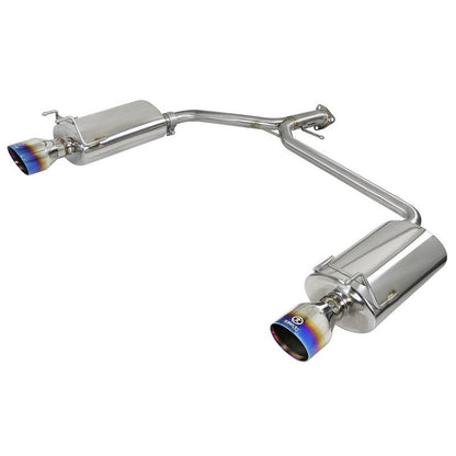aFe Takeda 2.25-1.75in 304 SS Axle-Back Exh w/Blue Flame Tips 13-17 Honda Accord Sport Sedan I4-2.4L