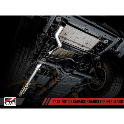 AWE Tuning 07-18 Jeep Wrangler JK/JKU 3.6L Trail Edition Cat-Back Exhaust