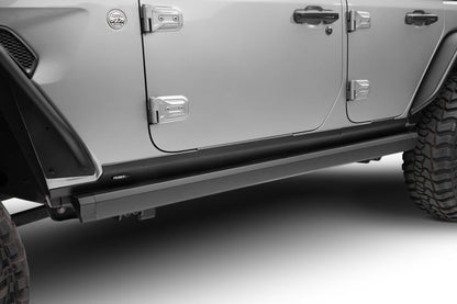 RealTruck 18-24 Jeep Wrangler 4dr VoltStep Electric Running Board Kit (Drilling Req.) - Tex. Blk