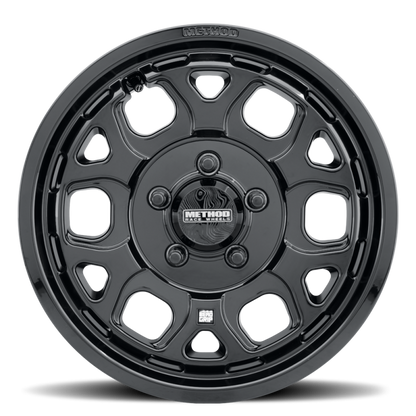 Method MR416 Bead Grip 15x7 / 5x4.5 / 55mm Offset / 68.00mm CB / Gloss Black Wheel