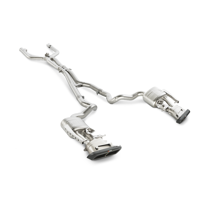 Akrapovič Evolution Link Pipe Set (Titanium) - 2015-2021 Mercedes-Benz C63 AMG Sedan/Coupe