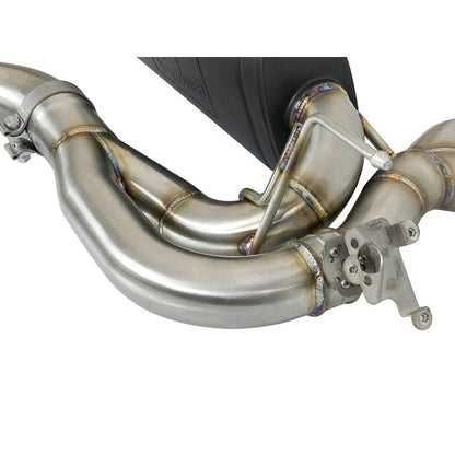 aFe MACH Force-Xp 2-1/2in Stainless Steel Axle Back Exhaust w/CF 15-19 BMW M3/M4 (F80/82/83)