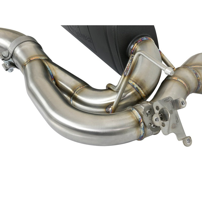 aFe MACH Force-Xp 2-1/2in SS Axle Back Exhaust w/Black Tips 15+ BMW M3/M4 (F80/F82) L6 3.0L (tt) S55