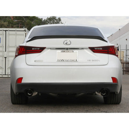 aFe POWER Takeda 16-17 Lexus IS200t L4-2.0L (t) 2.5in-3in 304 SS CB Exhaust w/ Black Tips