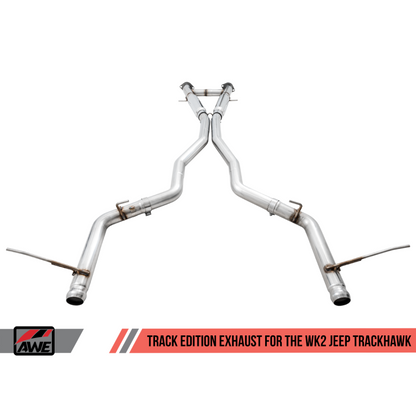 AWE Tuning 2020 Jeep Grand Cherokee SRT/Trackhawk Track Edition Exhaust - Use w/Stock Tips