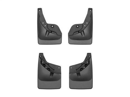 WeatherTech 24-25 Toyota Tacoma w/o Fender Flares Front & Rear No Drill MudFlaps - Black