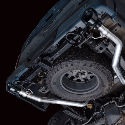 AWE Tuning Tuning 2021+ Ford F-150 Tremor (w/ Bumper Cutouts) 0FG Non-Resonated Catback -Diamond Black Tips