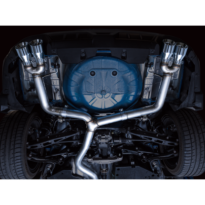 AWE Tuning 2022+ VB Subaru WRX Track Edition Exhaust - Chrome Silver Tips