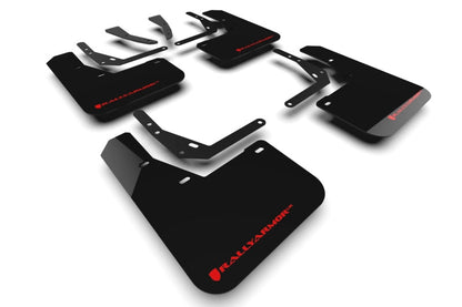 Rally Armor 24-25 Hyundai Kona/Kona EV Black UR Mud Flap w/Red Logo