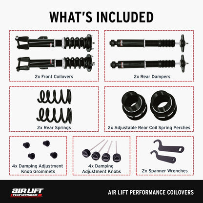 Air Lift Performance 11-23 Chrysler 300 / 15-23 Dodge Challenger Coilover Kit