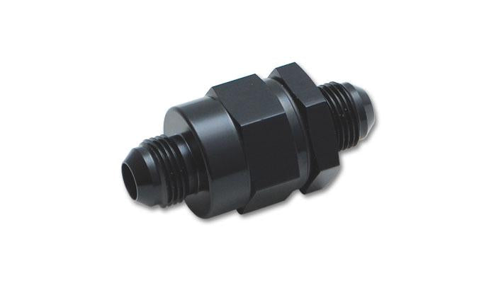 Vibrant Fuel Pump Check Valve -8AN Male Flare to 12mm x 1.5 Metric