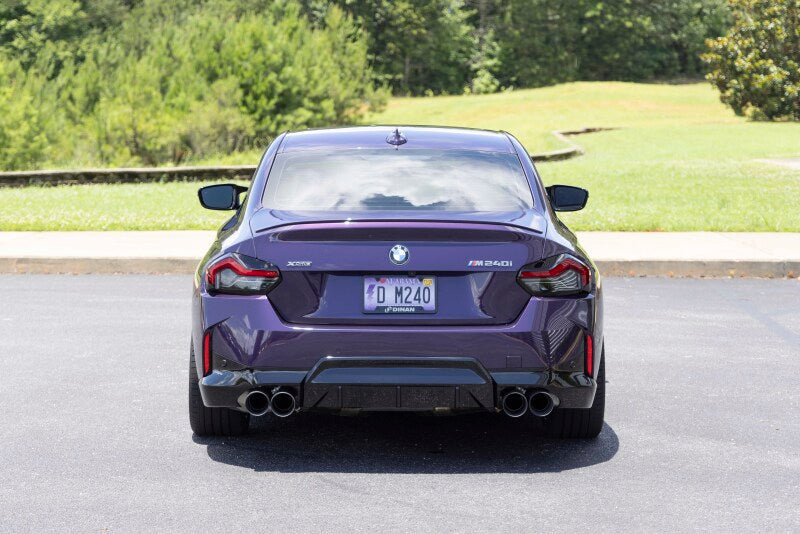 Dinan 23-26 BMW M240i/M240i xDrive (G42) Valved Axleback Exhaust System - Black Tips