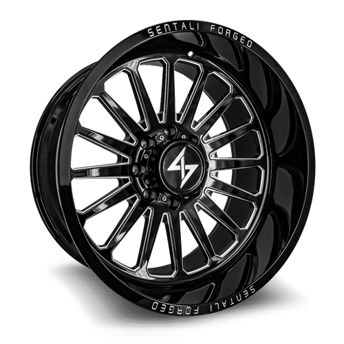 Sentali Forged SF2BM Gloss Black Milled 30x16 -99 8x180mm 124.3mm