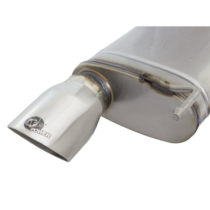 aFe MACHForce XP Exhausts Cat-Back SS-304 EXH w/ Polished Tips 15-16 Ford Mustang EcoBoost 2.3L (t)