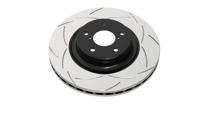 DBA 08-15 Mitsubishi EVO X Street T2 Slotted Front Brake Rotor