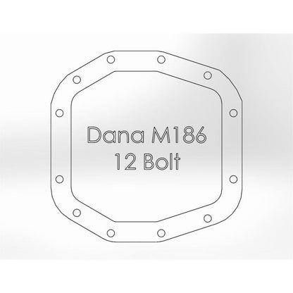 aFe Street Series Front Differential Cover Raw 2018+ Jeep Wrangler (JL) V6 3.6L (Dana M186)