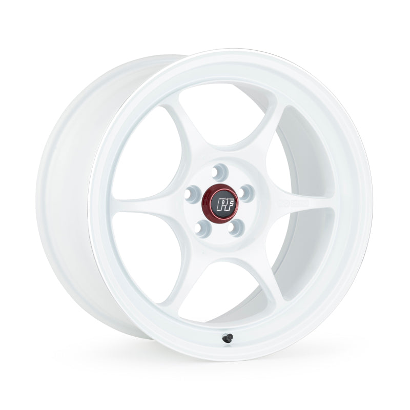 Enkei PF06 19x10in 5x114.3 BP 20mm Offset 75mm Bore - White Machined Wheel *MOQ 40