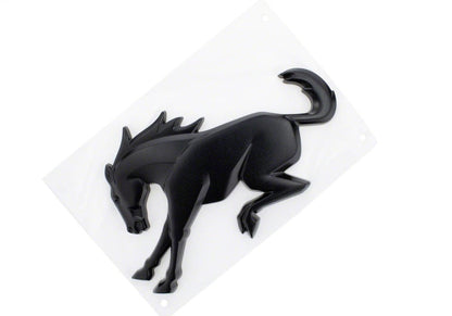 Ford Racing Bronco Rear Emblem - Matte Black