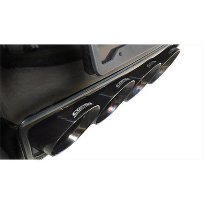 Corsa 2014 Corvette C7 Coupe 6.2L V8 AT/MT 2.75in Valve-Back Dual Rear Exit Black Sport Exhaust