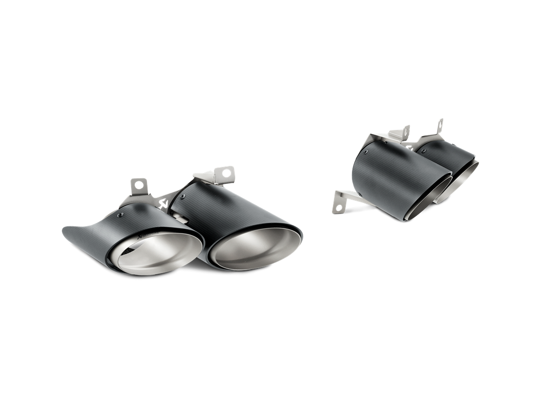 Akrapovič Slip-On Line Exhaust (Titanium) w/Carbon Tips - 2014-2018 Lamborghini Huracan Coupe/Spider