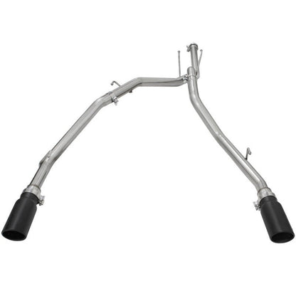 aFe MACHForce XP DPF-Back Exhaust 2.5in SS with Black Tips 2014 Dodge Ram 1500 V6 3.0L EcoDiesel