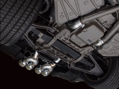 AWE Tuning 05-07 C6 Chevrolet Corvette 6.0L Track Edition Axleback Exhaust w/ Chrome Silver Tips
