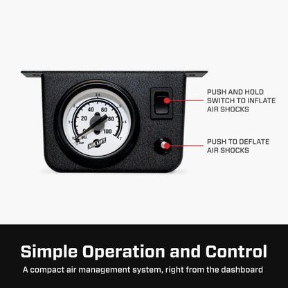 Air Lift Load Controller Ii - Single Gauge w/ Lps 5 PSI Min.