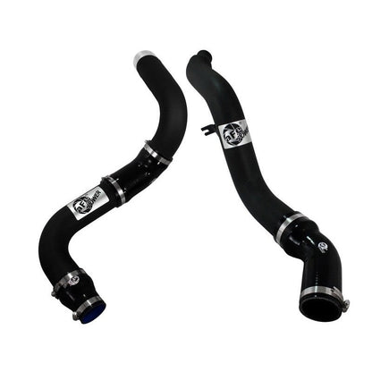 aFe Bladerunner 3in Black Intercooler Hot and Cold Side Tubes 14-15 Dodge Ram 1500 EcoDiesel V6 3.0L