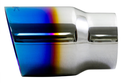4" Universal Exhaust Tip ET006 (Burnt/Polish)-Motor Vehicle Exhaust-ARK Performance