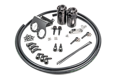 Radium Engineering Dual Catch Can Kit 17-19 Corvette LT1 w/ Dry Sump Fluid Lock