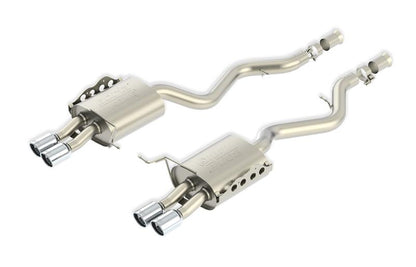Borla 2014 Chevy Corvette C7 w/ AFM w/o NPP Atak Rear Section Exhaust Quad Rd Rl IC Tips