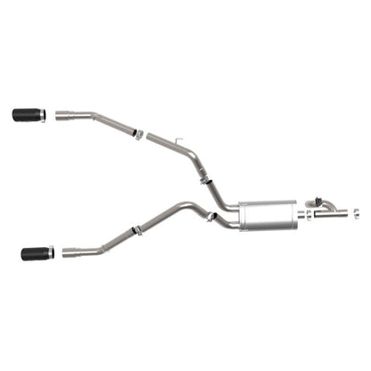 aFe Hemi Gemini XV 3in 304 SS Cat-Back Exhaust w/ Black Tips - 09-18 Dodge Ram 1500