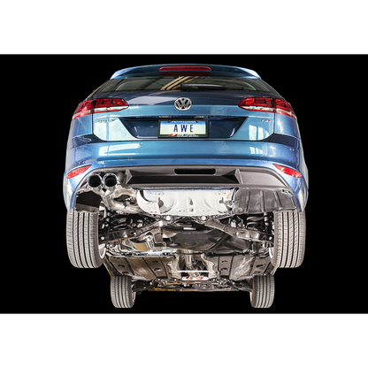 AWE Tuning VW MK7 Golf SportWagen Touring Edition Exhaust w/Chrome Silver Tips (90mm)