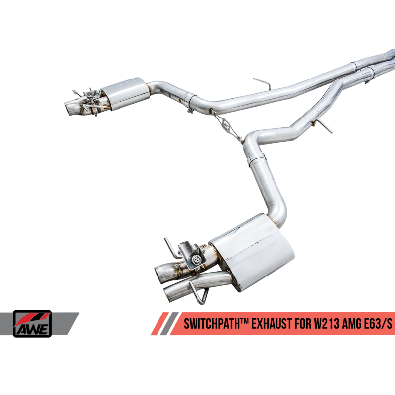 AWE Tuning Mercedes-Benz W213 AMG E63/S Sedan/Wagon SwitchPath Exhaust System - for Non-DPE Cars