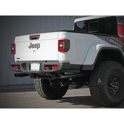 aFe Vulcan Series 3in 304SS DPF-Back 21 Jeep Gladiator V6-3.0L (td) Dual Black Tip