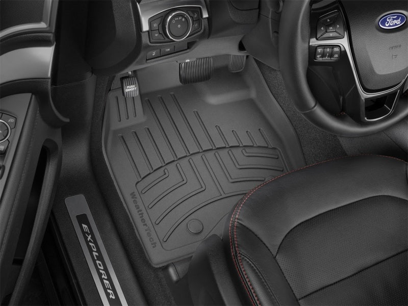 WeatherTech 17+ Ford Explorer Front FloorLiner HP - Black