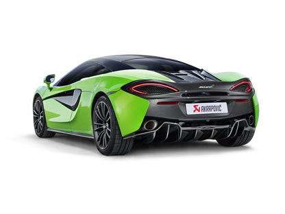 Akrapovič Slip-On Line Exhaust (Titanium) w/Carbon Tips - 2016-2020 McLaren 570S/570 Spider/570GT