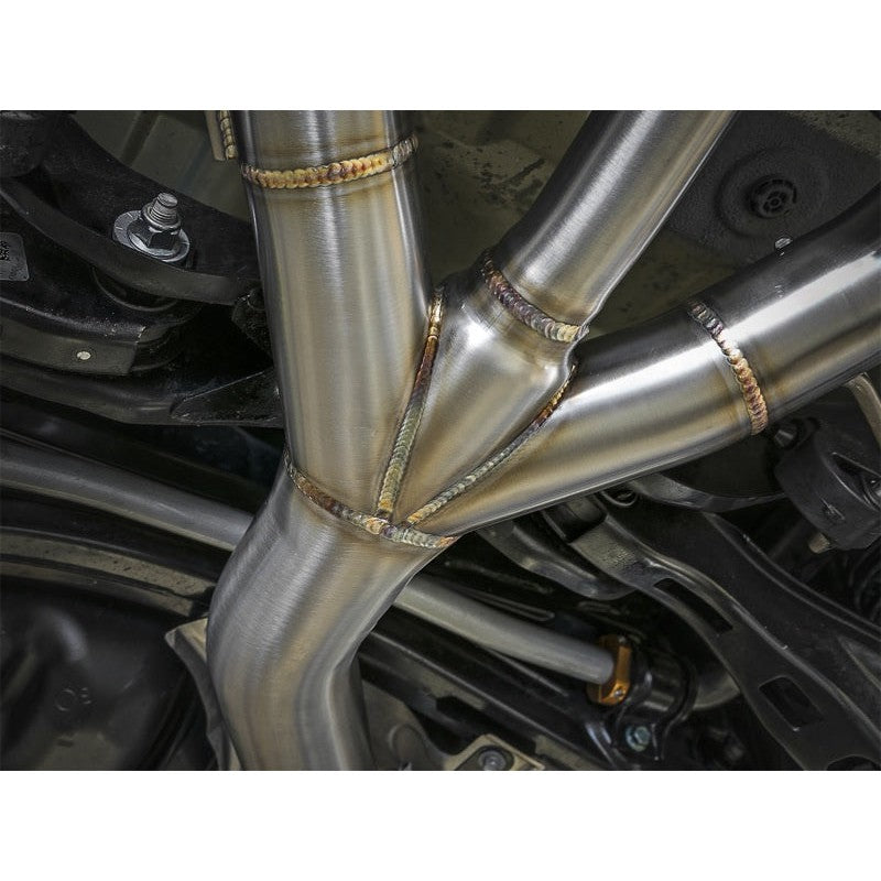aFe Takeda 3in 304 SS Cat-Back Exhaust w/ Tri-Polished Tips 17-18 Honda Civic Type R L4 2.0L (t)