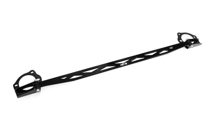 HPS Performance Black Front Strut Bar billet aluminum 2017-2023 Honda Civic Type R 2.0L Turbo 42-111GB