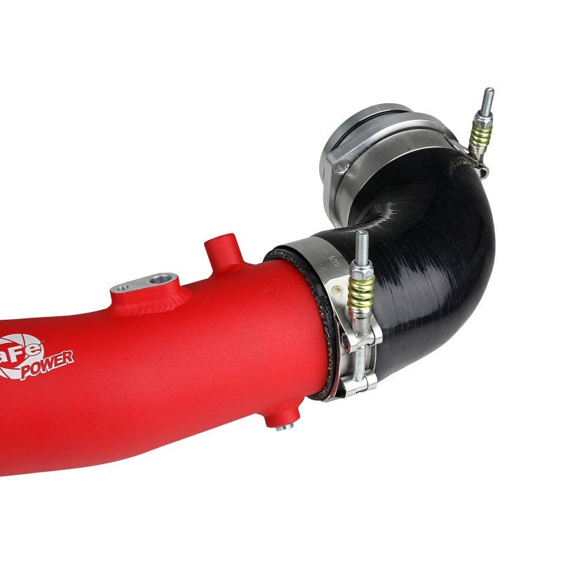 aFe 2020 Toyota Supra 3.0L 3in Red Intercooler Tube - Hot