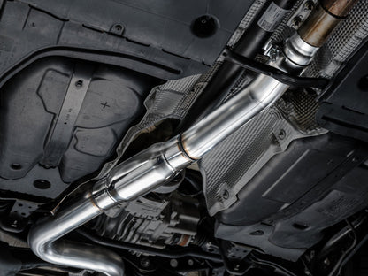 AWE Tuning 22-24 Audi 8Y S3 Touring Edition Exhaust - Chrome Silver Tips