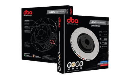 DBA 2015 Ford Mustang EcoBoost/GT w/o Brembo Calipers Front T3 Slotted 4000 Series Rotor