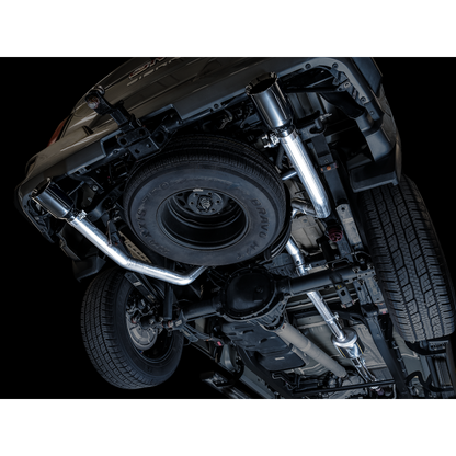 AWE Tuning 4th Gen GM 1500 5.3L 0FG Catback Split Rear Exit (Flat Bumper) - Dual Diamond Tips